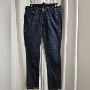 William Rast Y2K Low Rise Jerri ultra skinny dark wash rhinestone jeans‎ 25